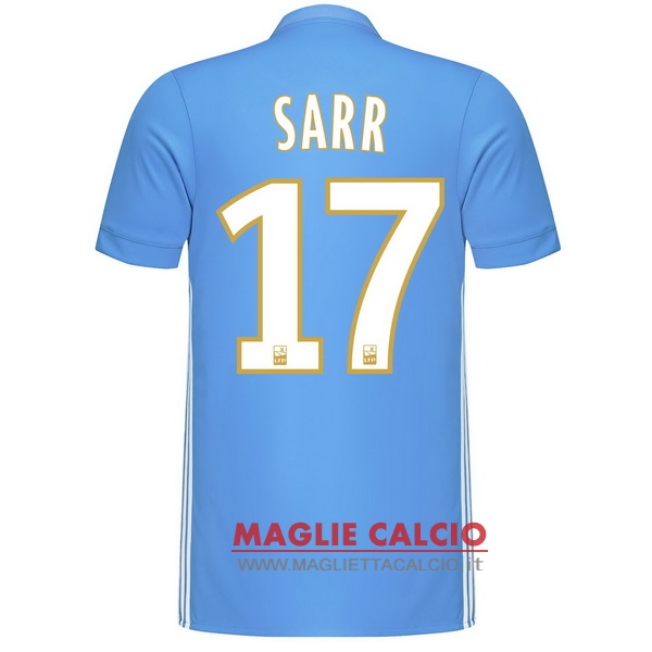 nuova maglietta marseille 2017-2018 sarr 17 seconda